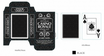 Карты пластиковые "Casino Royal"