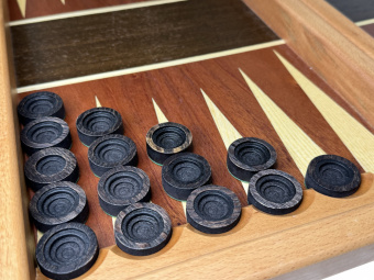 Фишки для нард 2,8 см (мдф) с подклейкой