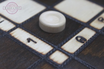 3 в 1: шахматы, нарды, шашки со львом 40х40