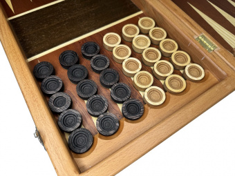 Фишки для нард 2,8 см (мдф) с подклейкой