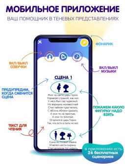 Театр теней - Колобок, Теремок, Репка