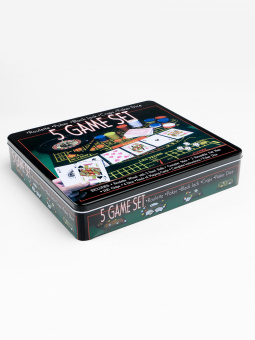 Набор для игры (рулетка, 2 колоды карт, 100 фишек)