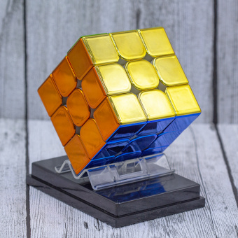 3x3x3 Shaolin Popey Golden Magnetic Cube